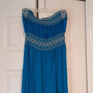 Blue maxi dress